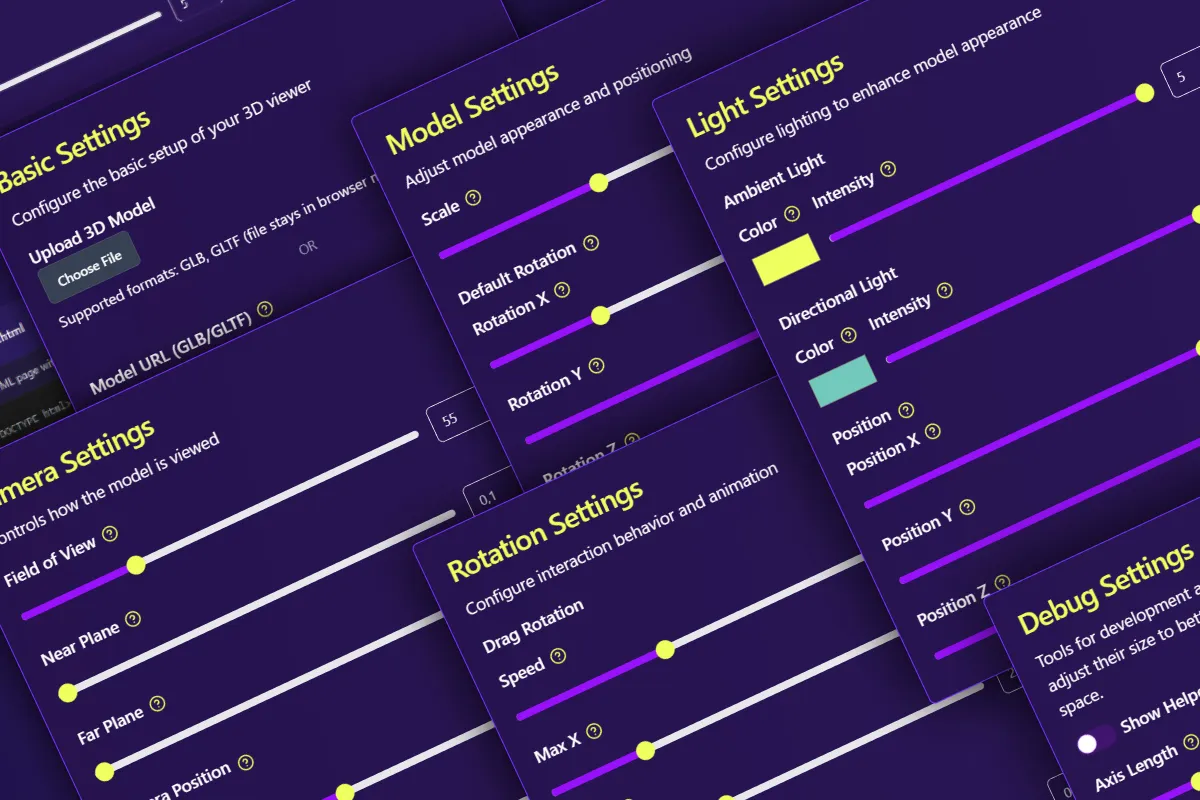 3D model generator tool