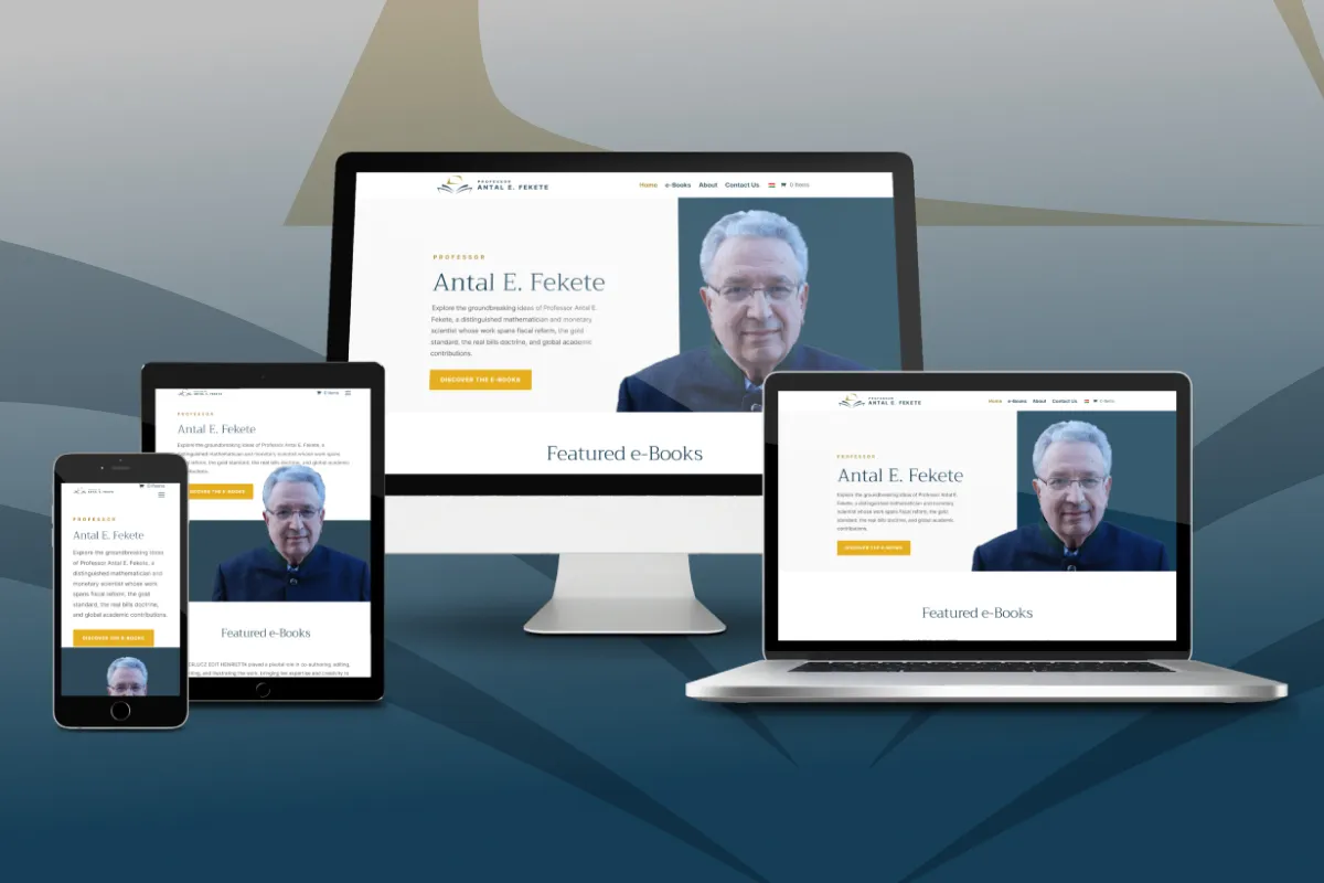 A responsive presentation of the website