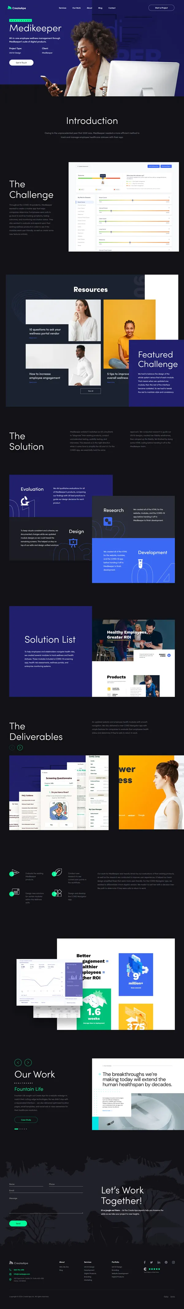 Create Ape case study page