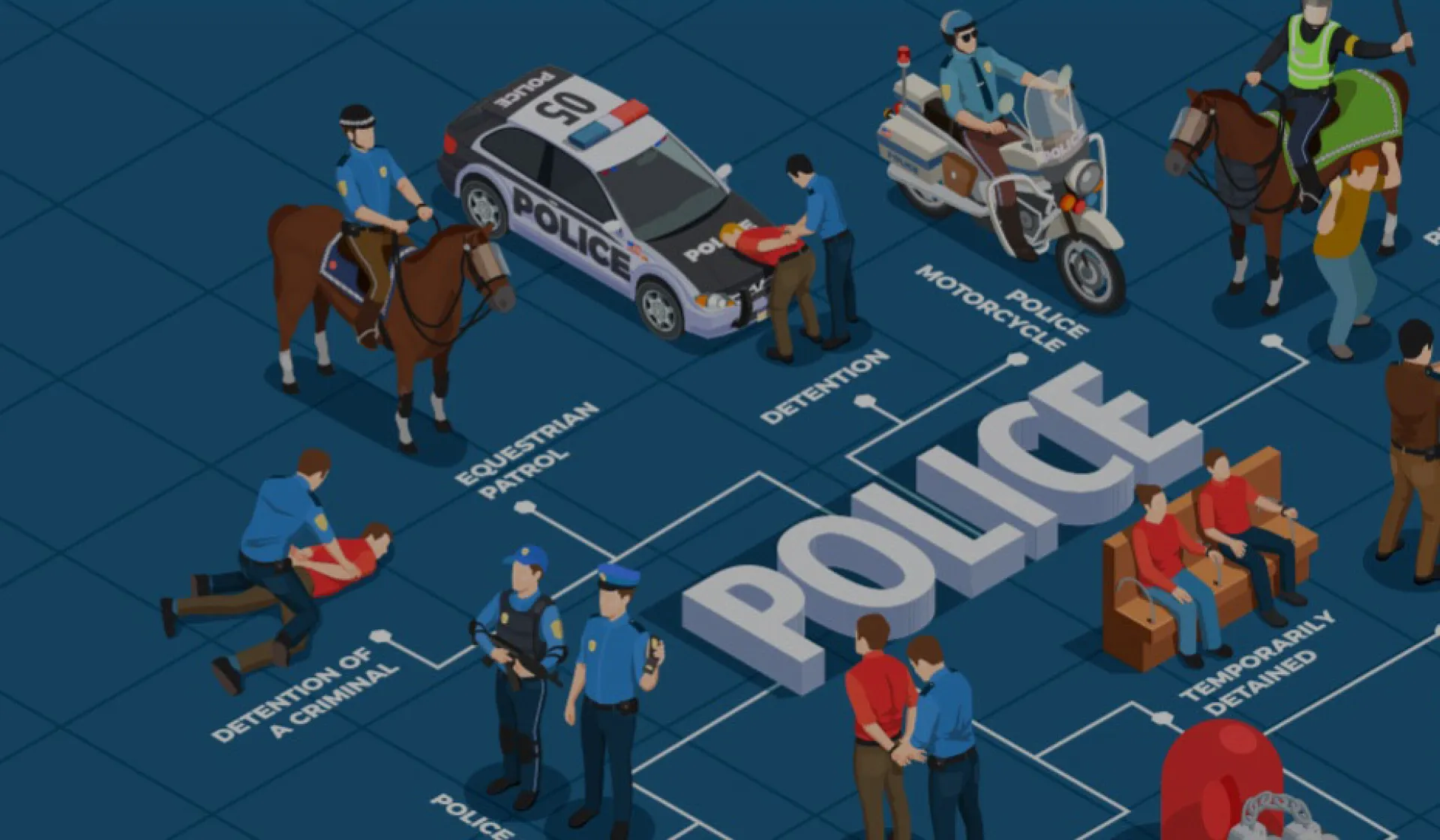 Law Enforcement English - decoration graphic