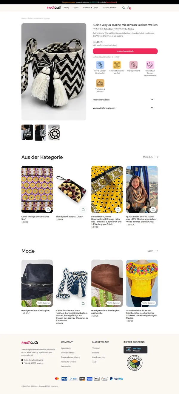 MultiCulti product page