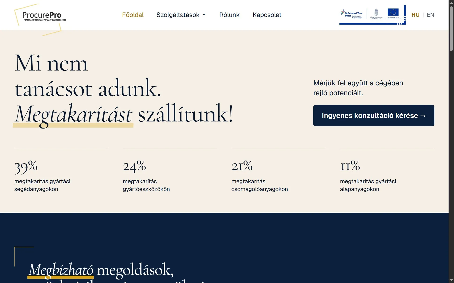 ProCure home page hero